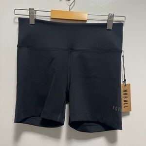 NWT NOBULL Women’s High Rise Shorts in Black Size Medium